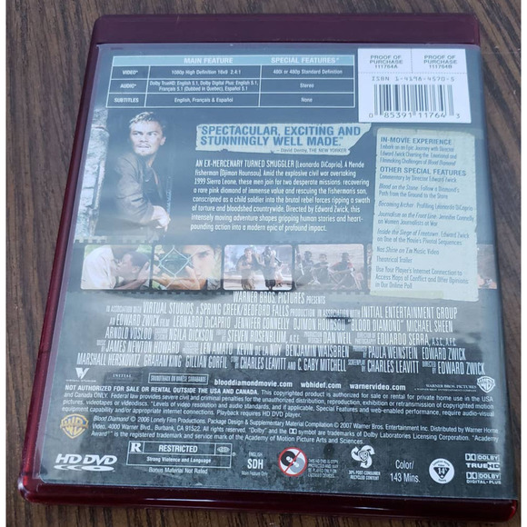 Blood Diamond (HD DVD, 2007) - Picture 2 of 5